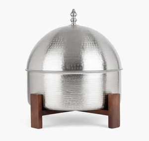 Boîtier classique en métal argenté avec belle brillance et construction robuste conçu pour une utilisation quotidienne dans la cuisine ou la restauration - Product Image 6