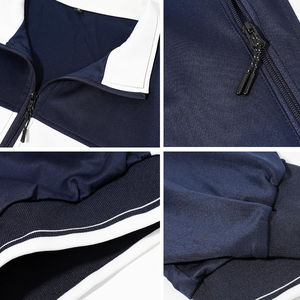 Ensemble de survêtements pour hommes, vêtements de sport d'extérieur, qualité populaire, couleur unie, respirant, léger, manches longues, style - Product Image 4