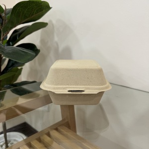 ภาชนะแบบมีบานพับ6 "x 6" สำหรับบรรจุอาหารแบบใช้แล้วทิ้งจากโรงงานประเทศไทย