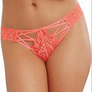 Braguitas de Control para Mujer Chic y Cómodas con Decoración de Cuentas, Media Sujetadoras con Control Medio, Spandex/Algodón - Product Image 1