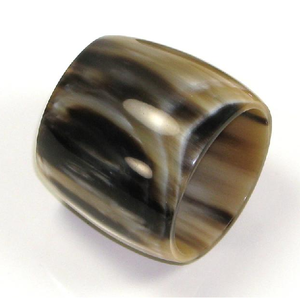 Anillos para Servilletas de Cuerno de Buey 100% Natural del Fabricante Indio, Porta Servilletas de Cuerno Real para Fiestas y Eventos - Product Image 5