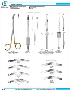 Acier inoxydable Haute Qualité Barrage En Caoutchouc Léger Ivoire Pince Pince 17cm Instrument Dentaire - Product Image 5
