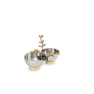 Finition antique de conception unique pour le bol de service de fruits Article de restauration de bol arrondi décoratif de dessus de table de qualité supérieure - Product Image 1