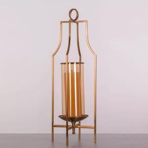 Soporte para candelabros con cubierta de vidrio Soporte para velas de cristal con cuentas Elegante para mesa de comedor de café - Product Image 6