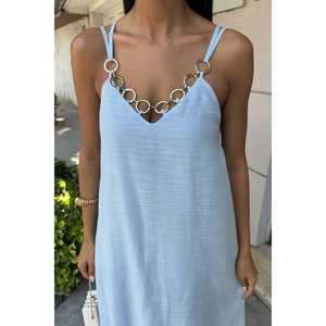 Vestido Lina Modal con Tirantes 2906, Transpirable para un Uso Cómodo - Product Image 2