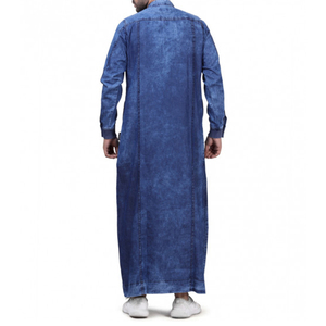 Abaya Caftan islamique traditionnelle musulmane d'automne grande taille pour hommes vente en gros de vêtements arabes - Product Image 2