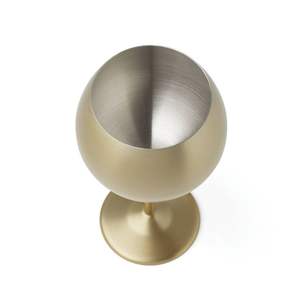 Copa de Vino Medieval de Estilo Antiguo, Dorada, con Piedras, Hecha a Mano, de Acero Inoxidable y Peltre, con Tallo Largo, Ecológica, Duradera, para Bodas - Product Image 6