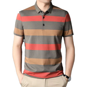 Camiseta Polo Transpirable de Algodón 100% para Hombre, Diseño Casual con Logotipo Bordado - Product Image 4