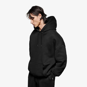 Nuevo Diseño Sudadera con Capucha para Hombre 100% Algodón de Alta Calidad, Color Negro, Estilo Urbano, Transpirable y Ecológico para Invierno - Product Image 3