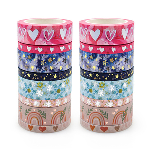 Cinta Adhesiva Decorativa Washi de Alta Calidad, Personalizada, a Todo Color, para Decorar Diarios y Álbumes de Recortes - Product Image 3