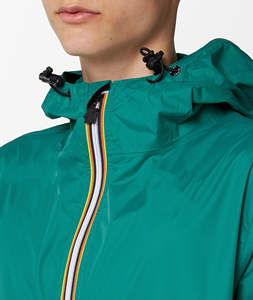 Men Coated Canvas <b>Packable</b> Outdoor Wind <b>Jacket</b> Hooded <b>Lightweight</b> Zip Front Breathable <b>Waterproof</b> Windproof Training Layer - Product Image 2