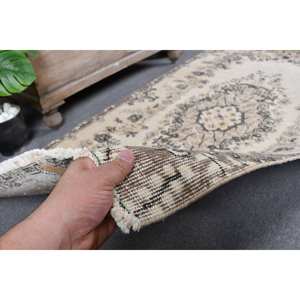 Alfombra clásica beige marrón 3,4x6,4 pies alfombras turcas - Product Image 3