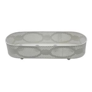 Metal hecho a mano personalizado al por mayor hierro RectangleTray Adviento portavelas Color gris para decoración de Navidad a granel - Product Image 5