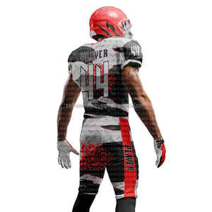 Uniformes de fútbol americano personalizados del fabricante al por mayor Paquete de ofertas Ropa deportiva de bajo precio Kits de uniformes del equipo OFERTA CALIENTE - Product Image 3