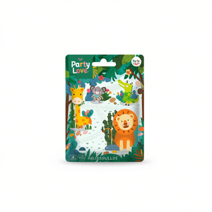 Serviettes de table Party Love Animal Selva 33x33cm, sac de 12 pièces - Product Image 2