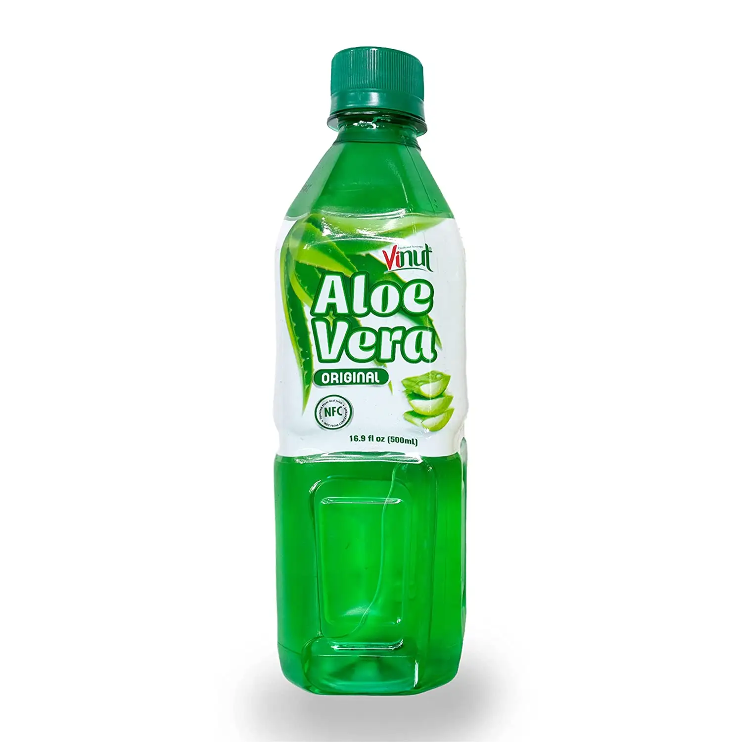 Suco de Aloe Vera Original com Polpa 16,9 fl oz Vinut Puro, Marca Própria aceita (OEM, ODM)