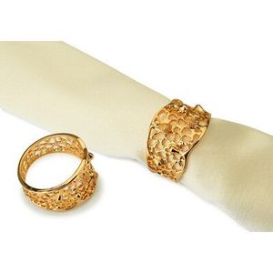 Anillos de Servilleta de Metal Personalizados para Bodas y Mesas de Hotel, Diseño Elegante, Porta Servilletas o Anillos de Metal Dorado de la India - Product Image 6