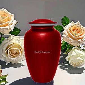 Urnes de crémation pour adultes de haute qualité couleur personnalisée cendres de souvenir sans rouille conception classique urnes funéraires fabricant de pots - Product Image 6