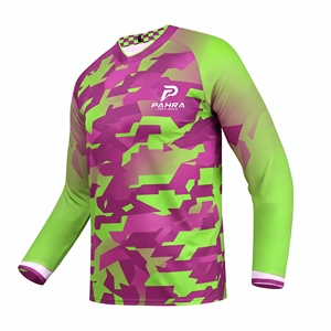Maillot de motocross personnalisé tendance, sublimé, à manches longues, respirant, pour la course hors route, vêtements de sport pour moto OEM - Product Image 1