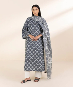 Robe de pelouse imprimée brodée personnalisée de haute qualité pour femmes élégante et à la mode pour les fêtes d'été meilleure offre de gros - Product Image 1