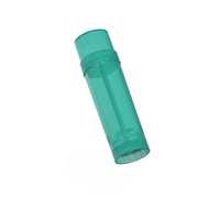 Flacon de déodorant transparent vert menthe en PP, emballage cosmétique, conteneur 90 ml, base rotative en trois parties, OEM ODM
