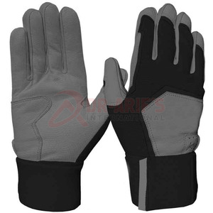 Gants de baseball en cuir personnalisés avec des matériaux de qualité Gants de frappeur à manchette courte pour adultes Gants de frappeur à logo personnalisables - Product Image 5