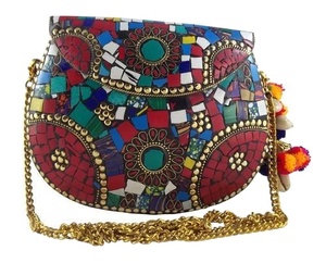 Bolso de Fiesta Tipo Clutch con Pedrería / Bolso de Mano con Pedrería - Tamaño y Color Personalizables - Product Image 2