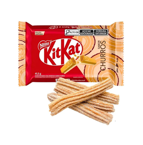Kit Kats Churros al por Mayor con Sabor a Canela 41.5g 0g de Grasa Trans por Porción para Consumidores Conscientes de la Salud del Corazón a Nivel Mundial - Product Image 1