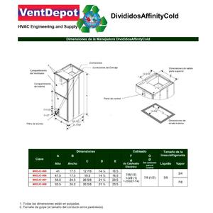 Condizionatore d'Aria Efficiente, MXDJC-003, 36000BTU, 3 Tonnellate - Product Image 3