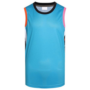 เสื้อบาสเก็ตบอลสำหรับผู้ชายชุดเล่นกีฬาบาสเก็ตบอลแห้งเร็วแบบมืออาชีพระบายอากาศได้ดี - Product Image 1