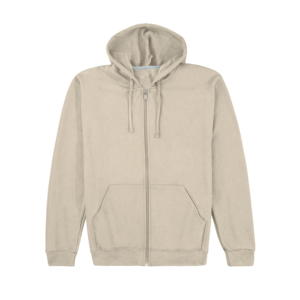 Wholesale Custom Blank Men's Zipper Hoodie – 100% Cotton Vintage Style Oversized Full Zip Hoodie - Product Image 1
