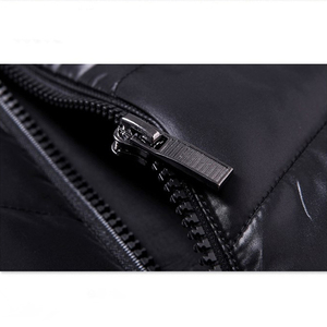 Nouvelle arrivée Veste matelassée brillante sur mesure pour homme Veste d'hiver en duvet Veste à bulles surdimensionnée 100% polyester Veste d'hiver matelassée chaude pour homme - Product Image 6