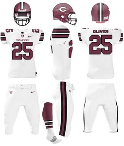 12 Panel American Football Uniform Sets Custom Printed Sports American Football Team Wear Uniforms - Product Image 2