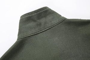 แจ็กเก็ตยีนส์สำหรับผู้ชายเสื้อโค้ทยีนส์สีเขียวแนวสตรีทเสื้อผ้ายีนส์มาใหม่ - Product Image 4