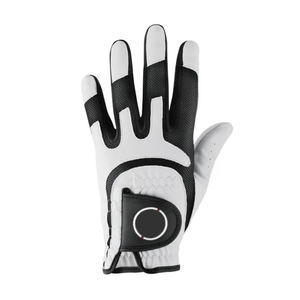 Guantes de golf de cuero con dedos completos para uso en exteriores Venta caliente Diseño de su propio logotipo Guante de golf suave - Product Image 1