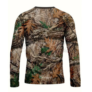 Chemises de chasse à manches longues pour hommes, personnalisées, solides, légères, à séchage rapide, respirantes, en tissu écologique pour les aventures en plein air - Product Image 4