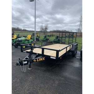 Good Condition Standard Landscape Utility <b>Trailer</b> 7000 GVWR 16 ft for Sale - Product Image 1