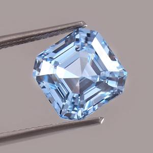 พลอยสีอะความารีนตัดเป็นชิ้นบางๆวัสดุอื่นๆคละขนาดสำหรับการทำเครื่องประดับ - Product Image 3