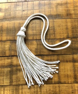 Embrasse de pompon en coton de luxe, porte-pompon de draperie, embrasses de rideau de gland, grand porte-rideau de gland en coton - Product Image 1