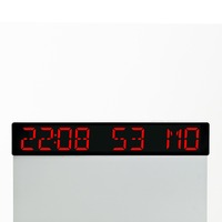 Horloge murale numérique LED Bluetooth avec synchronisation automatique de l'heure, double alarme, minuteur de compte à rebours, horloge de bureau, affichage de la date et du jour de la semaine