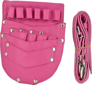 ซองหนังแท้เฉือนช่างตัดผม,หวีกรรไกรสำหรับร้านเสริมสวยอุปกรณ์ซองปืนเข็มขัดคาดเอวโลโก้ตามสั่ง - Product Image 5