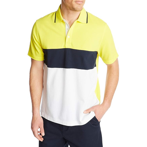 Polos transpirables de algodón 100% para hombre, camiseta de solapa de manga corta con costuras de tres colores de verano hecha por RAM Industry - Product Image 6