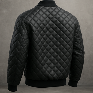 แจ็คเก็ตหนังแกะแท้สำหรับผู้ชาย  แบบเป็นมิตรต่อสิ่งแวดล้อม สไตล์ไฮสตรีท  แบบพัฟเฟอร์ สำหรับฤดูหนาว  แบบมอเตอร์ไซค์  แบบบอมเบอร์  เสื้อคลุมสำหรับนักขี่มอเตอร์ไซค์  สั่งทำได้  ขั้นต่ำในการสั่งซื้อน้อย  ขายส่ง - Product Image 4