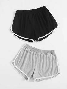Best Quality Customizable <b>Women's</b> <b>Shorts</b> Casual Style Elastic Mid Waist Closure Breathable & Soft <b>Shorts</b> for <b>Women</b> & Girls - Product Image 3