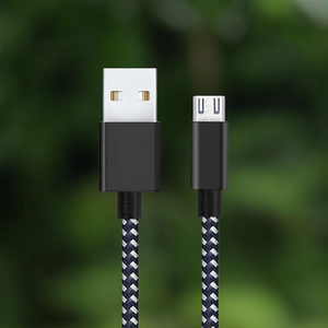 Cable Micro USB Trenzado de Nailon Diwu de 1M - Carga Rápida de Alta Velocidad 3A y Sincronización de Datos - Product Image 3