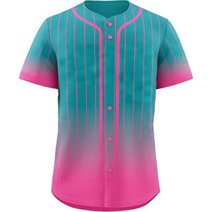 Conjuntos de Camisetas de Béisbol Personalizadas Unisex, 100% Poliéster, Transpirables, de Secado Rápido, Antibacterianas, Cuello en V, Modelo SWIFT FUSION - Product Image 4