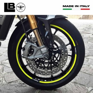 Kit Adesivi per Moto Triumph, Strisce Adesive per 17 Ruote Gialle - Product Image 4