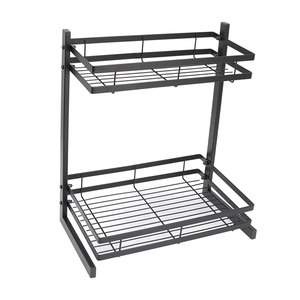 Metal spice <b>rack</b> organizer <b>kitchen</b> countertop spice holder wall mounted seasoning <b>shelf</b> spice storage <b>rack</b> for <b>kitchen</b> use - Product Image 5