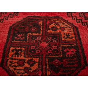 Tapis en laine noués à la main de style bohème Kiaan, motifs géométriques abstraits rouge-orange pour la maison, la chambre, le salon, le couloir - SVTK-93 - Product Image 3