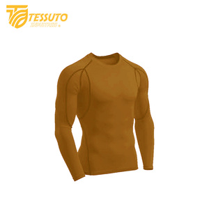 T-shirt Rash Guard pour homme en Spandex/Polyester, à manches longues, respirant, à impression numérique personnalisée, écologique, anti-UV et évacuant l'humidité - Product Image 5